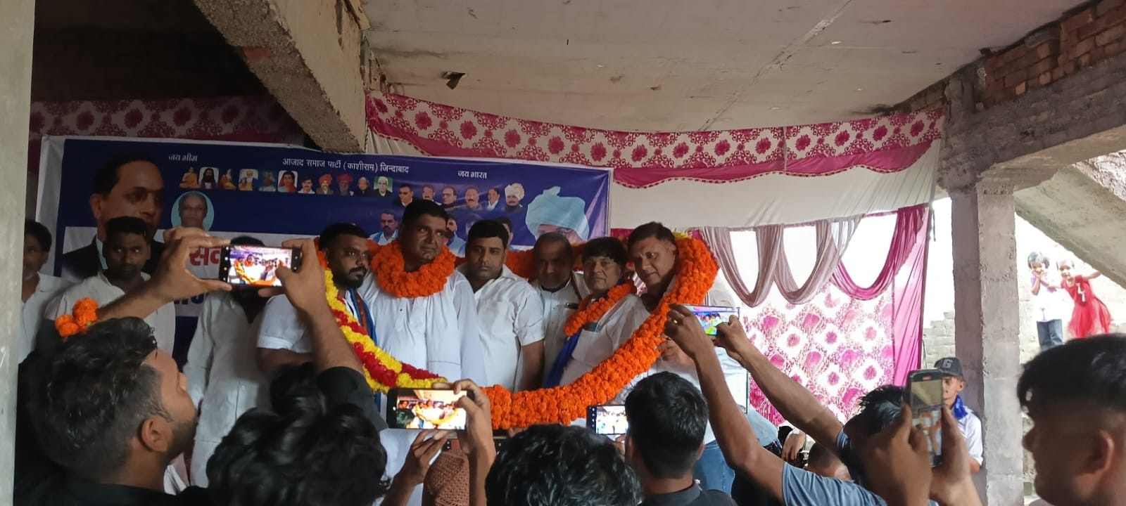 Azad Samaj Party membership campaign in Saradhadi was successful under the leadership of Rao Salim